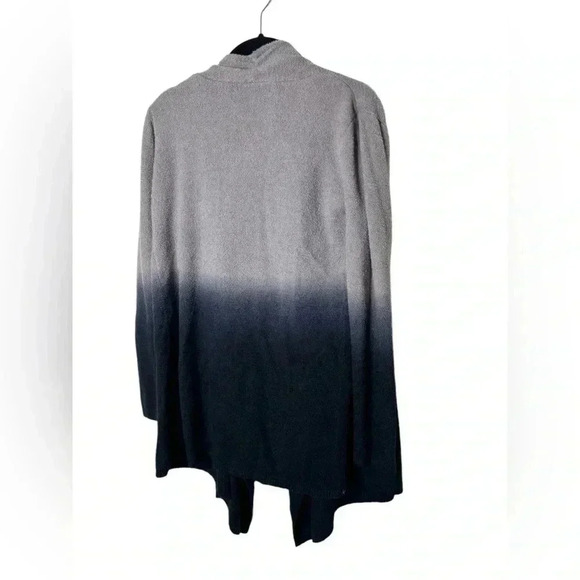 BAREFOOT DREAMS CozyChic Lite Ombre Calypso Wrap Cardigan Loden Carbon S/M - Picture 11 of 16